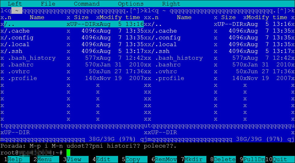 Debian - polskie znaki - krzaki